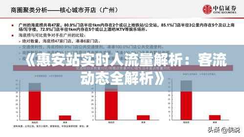 《惠安站实时人流量解析：客流动态全解析》
