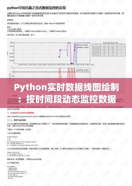 Python实时数据线图绘制:按时间段动态监控数据变化