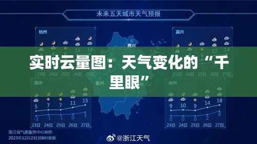 实时云量图:天气变化的“千里眼”
