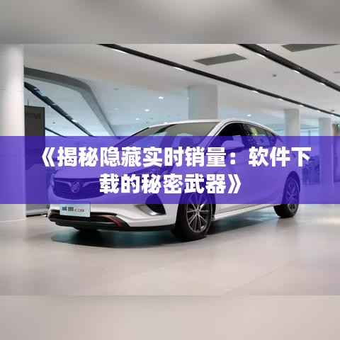 《揭秘隐藏实时销量:软件下载的秘密武器》