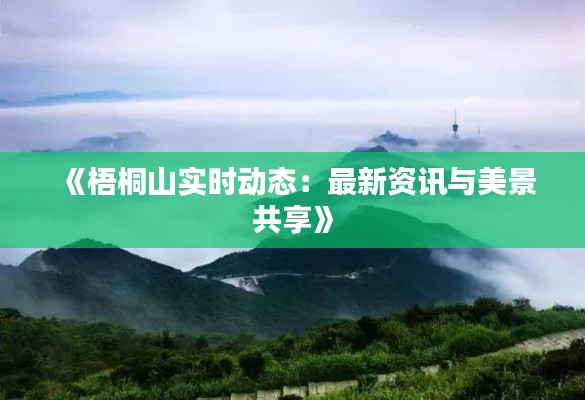 《梧桐山实时动态:最新资讯与美景共享》