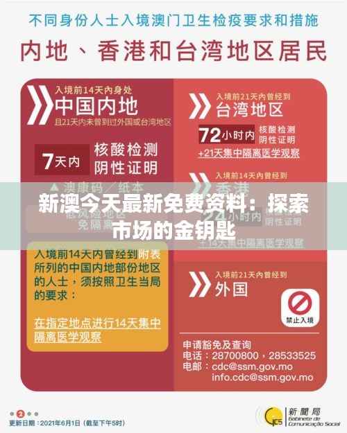 新澳今天最新免费资料:探索市场的金钥匙