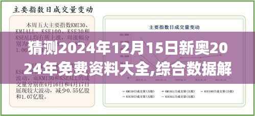 猜测2024年12月15日新奥2024年免费资料大全,综合数据解析说明_4K版6.443