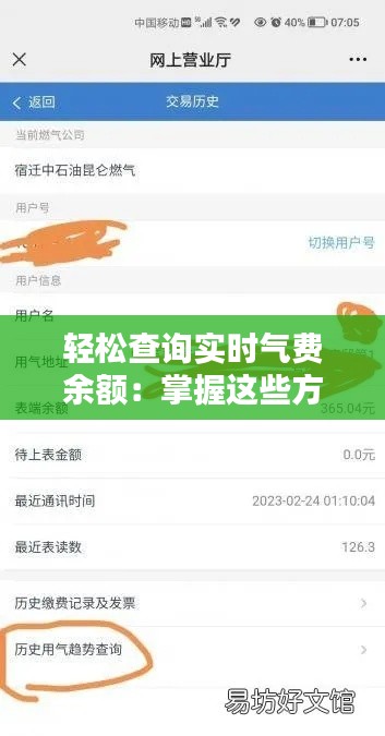 轻松查询实时气费余额:掌握这些方法