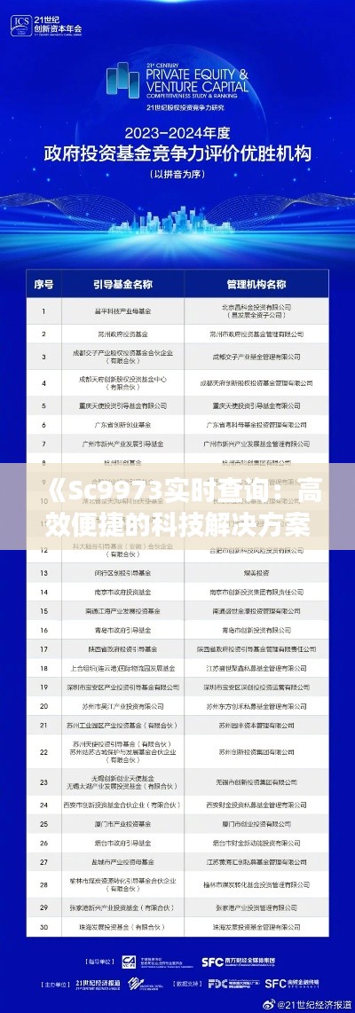 《Sc9973实时查询:高效便捷的科技解决方案详解》