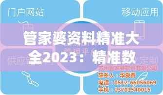管家婆资料精准大全2023:精准数据引领效率革命,领航现代企业资源管理风潮