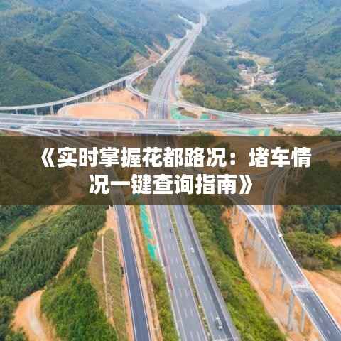 《实时掌握花都路况：堵车情况一键查询指南》