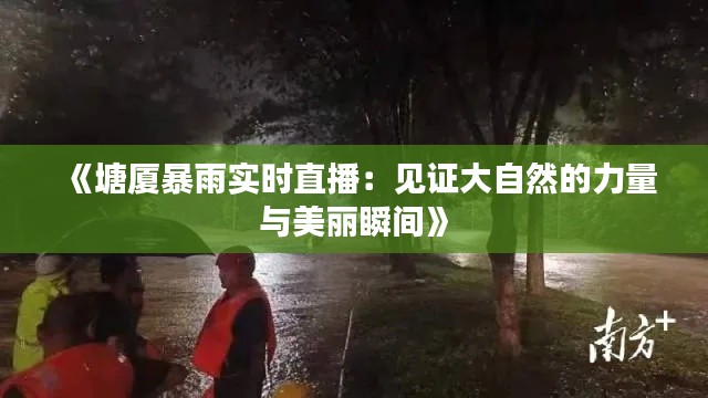 《塘厦暴雨实时直播:见证大自然的力量与美丽瞬间》