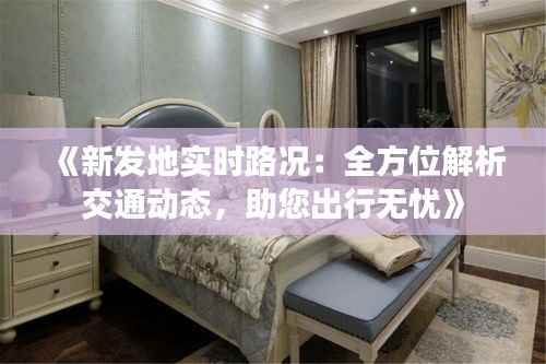 《新发地实时路况:全方位解析交通动态,助您出行无忧》