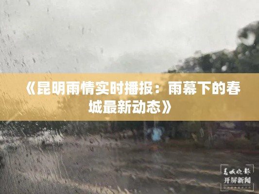 《昆明雨情实时播报:雨幕下的春城最新动态》
