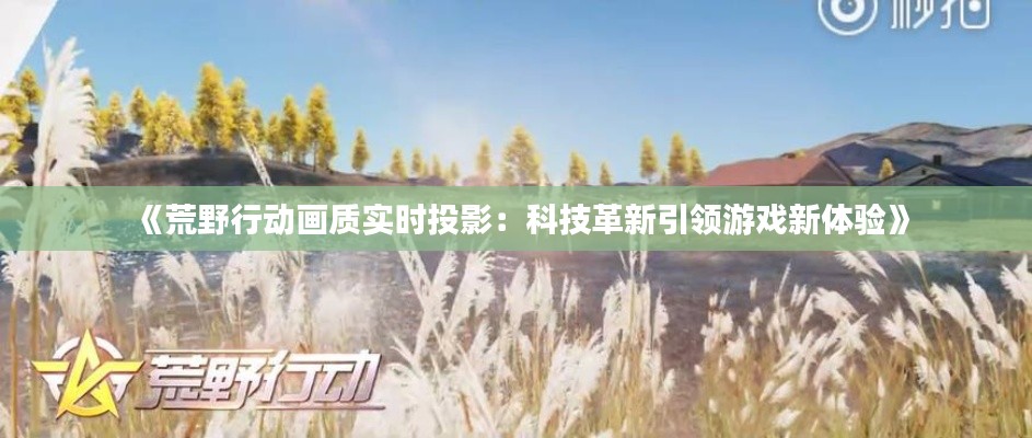 《荒野行动画质实时投影:科技革新引领游戏新体验》