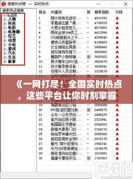 《一网打尽!全国实时热点,这些平台让你时刻掌握动态》