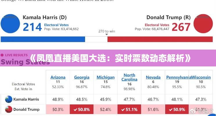 《凤凰直播美国大选:实时票数动态解析》