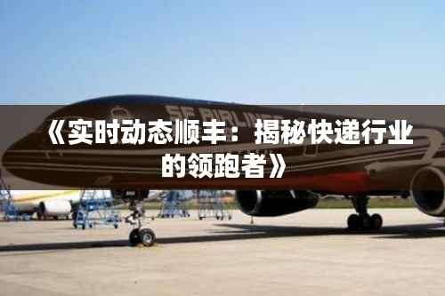 《实时动态顺丰:揭秘快递行业的领跑者》