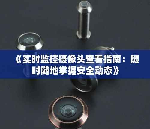 《实时监控摄像头查看指南：随时随地掌握安全动态》