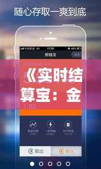 《实时结算宝:金融支付新利器,便捷高效解析》