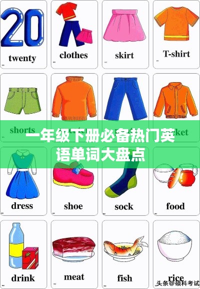 一年级下册必备热门英语单词大盘点