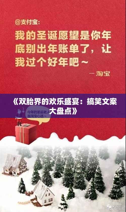 《双胎界的欢乐盛宴:搞笑文案大盘点》