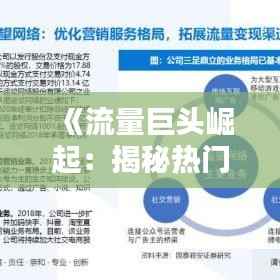 《流量巨头崛起:揭秘热门流量品牌的崛起之路》