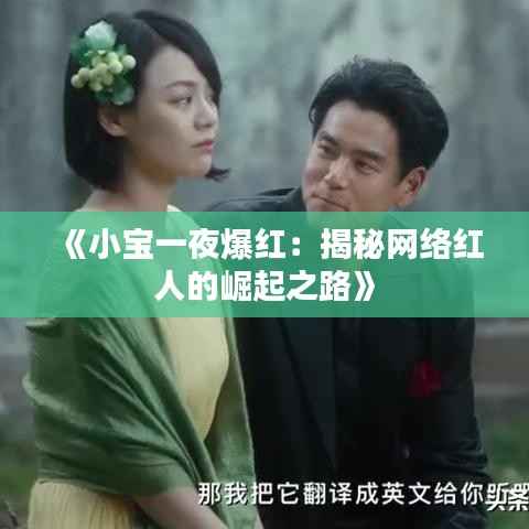 《小宝一夜爆红:揭秘网络红人的崛起之路》
