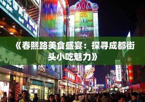 《春熙路美食盛宴:探寻成都街头小吃魅力》