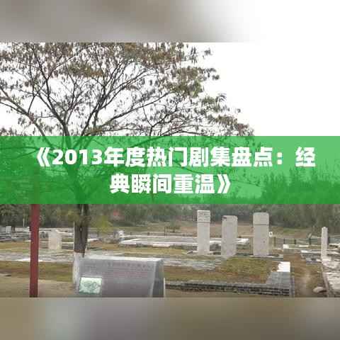 《2013年度热门剧集盘点：经典瞬间重温》