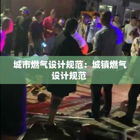 城市燃气设计规范：城镇燃气设计规范 