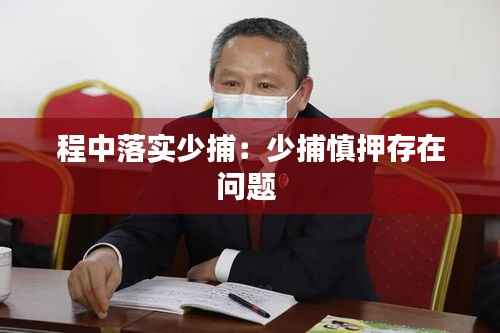 程中落实少捕:少捕慎押存在问题