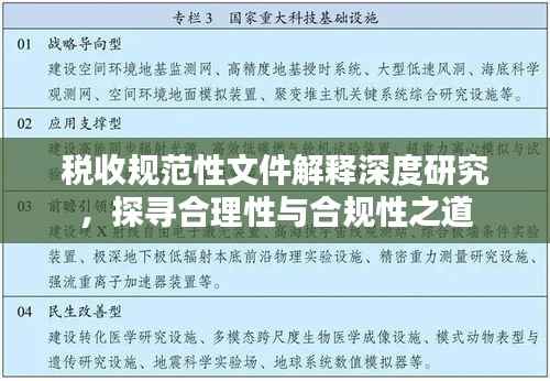 税收规范性文件解释深度研究,探寻合理性与合规性之道
