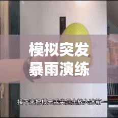 模拟突发暴雨演练:雷雨暴雨应急演练