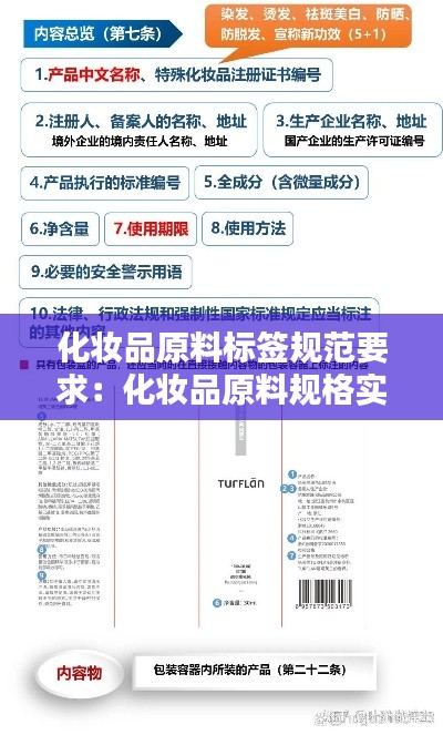 化妆品原料标签规范要求:化妆品原料规格实用手册