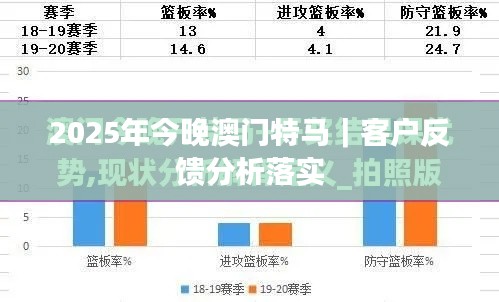 2025年今晚澳门特马|客户反馈分析落实