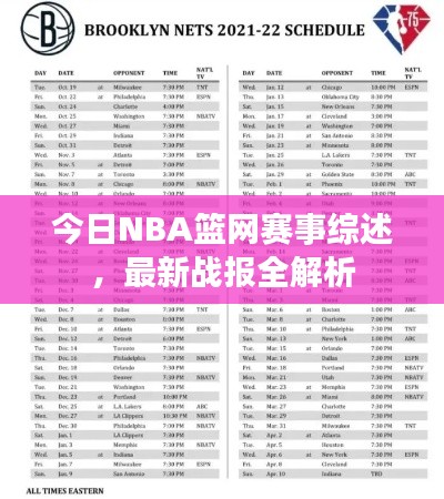 今日NBA篮网赛事综述,最新战报全解析