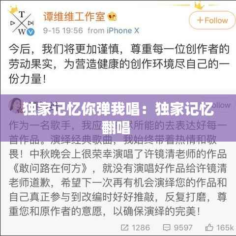 独家记忆你弹我唱:独家记忆翻唱