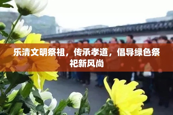 乐清文明祭祖,传承孝道,倡导绿色祭祀新风尚
