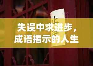 失误中求进步,成语揭示的人生智慧之道