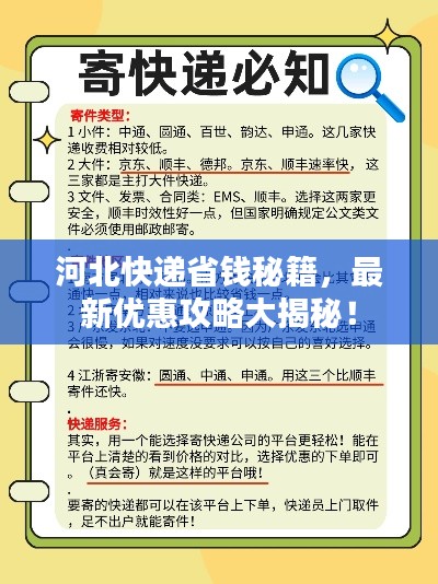 河北快递省钱秘籍，最新优惠攻略大揭秘！