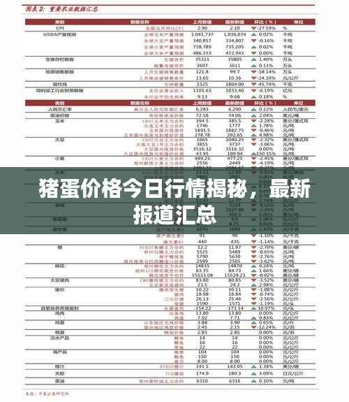 猪蛋价格今日行情揭秘,最新报道汇总