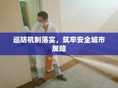 巡防机制落实，筑牢安全城市屏障