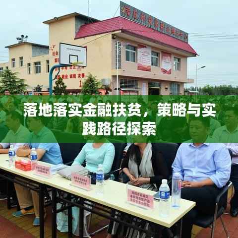 落地落实金融扶贫,策略与实践路径探索
