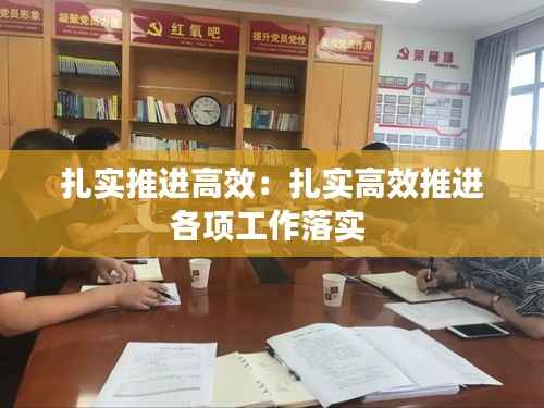 扎实推进高效:扎实高效推进各项工作落实