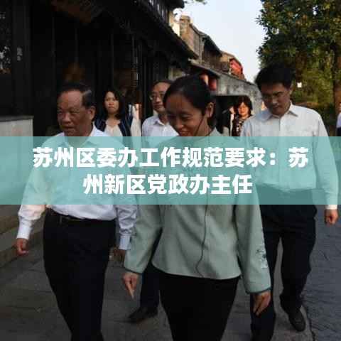 苏州区委办工作规范要求:苏州新区党政办主任