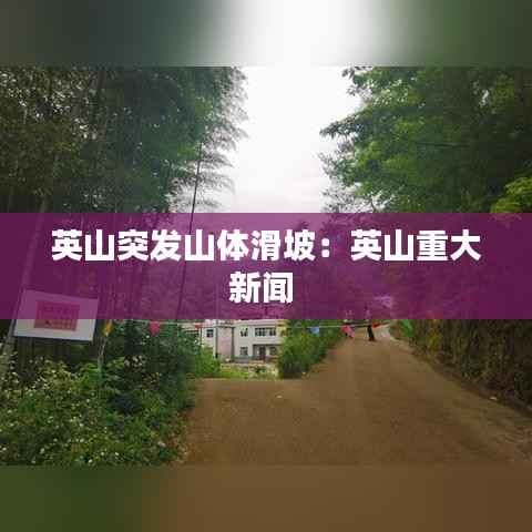 英山突发山体滑坡:英山重大新闻