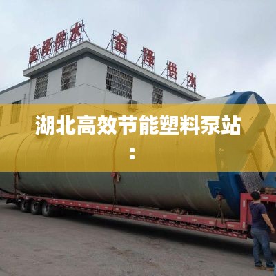 湖北高效节能塑料泵站: