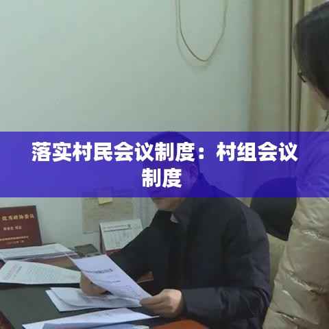 落实村民会议制度:村组会议制度