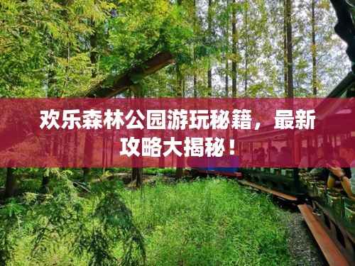 欢乐森林公园游玩秘籍,最新攻略大揭秘!