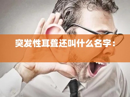 突发性耳聋还叫什么名字: