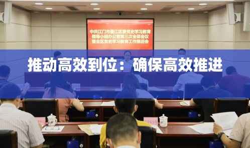 推动高效到位:确保高效推进