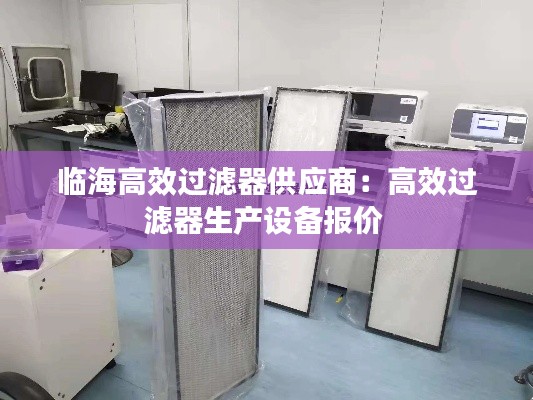 临海高效过滤器供应商:高效过滤器生产设备报价