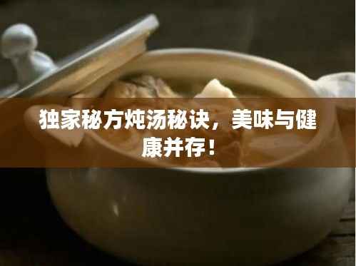 独家秘方炖汤秘诀,美味与健康并存!
